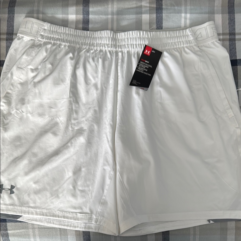 Under Armour White Athletic Shorts